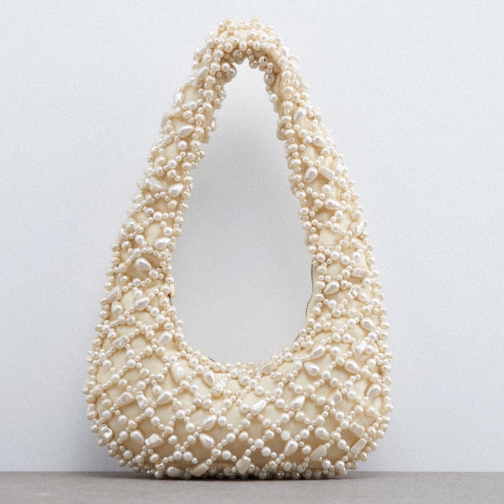 Zara Pearl Shoulder Bag